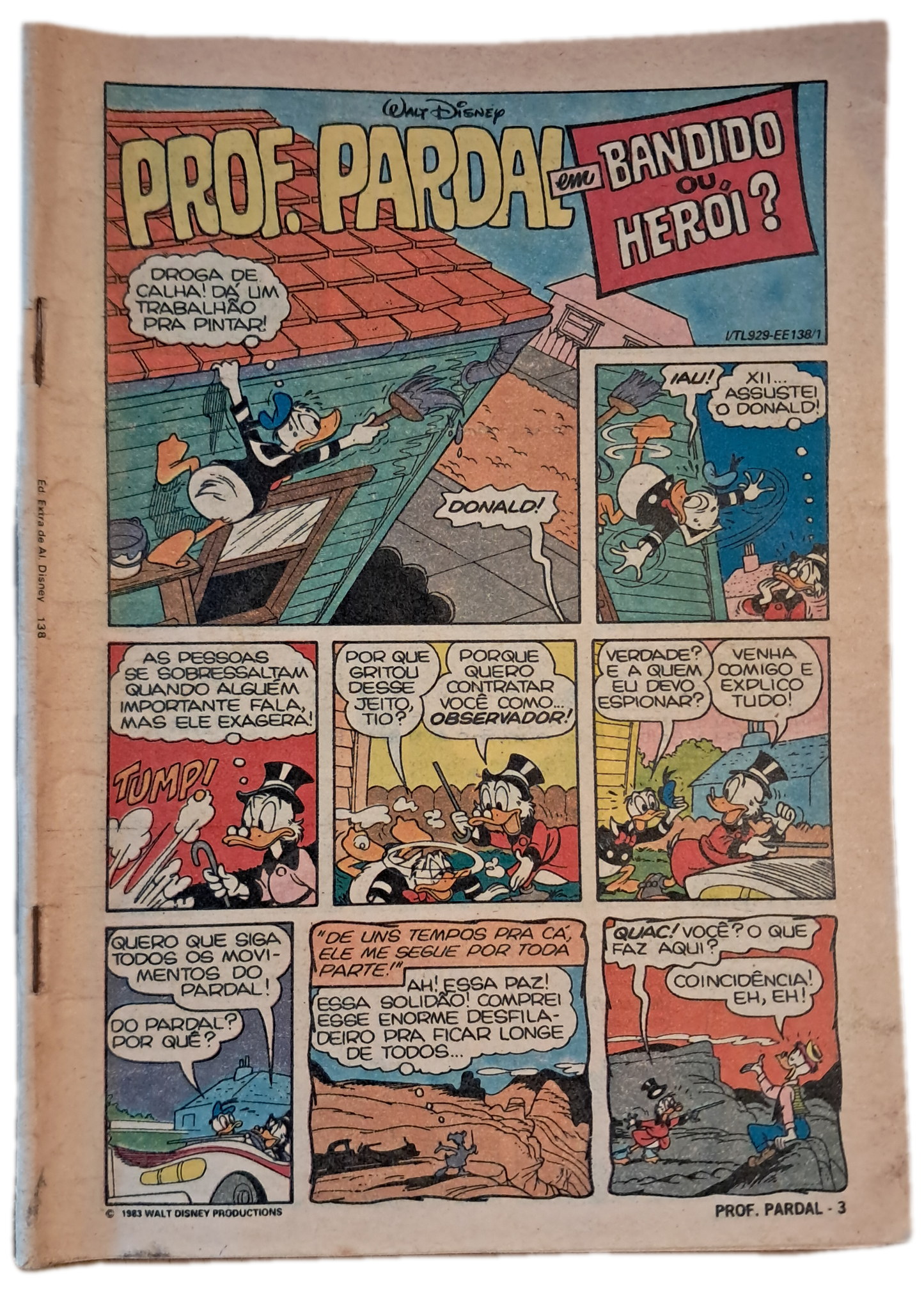 Prof. Pardal Bandido ou Heroi? (Usado)