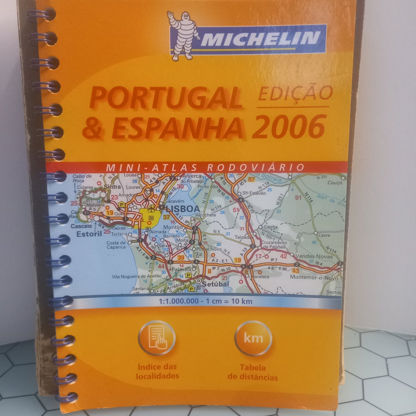 Mapa Michelin Portugal e Espanha 2006 (Como Novo)