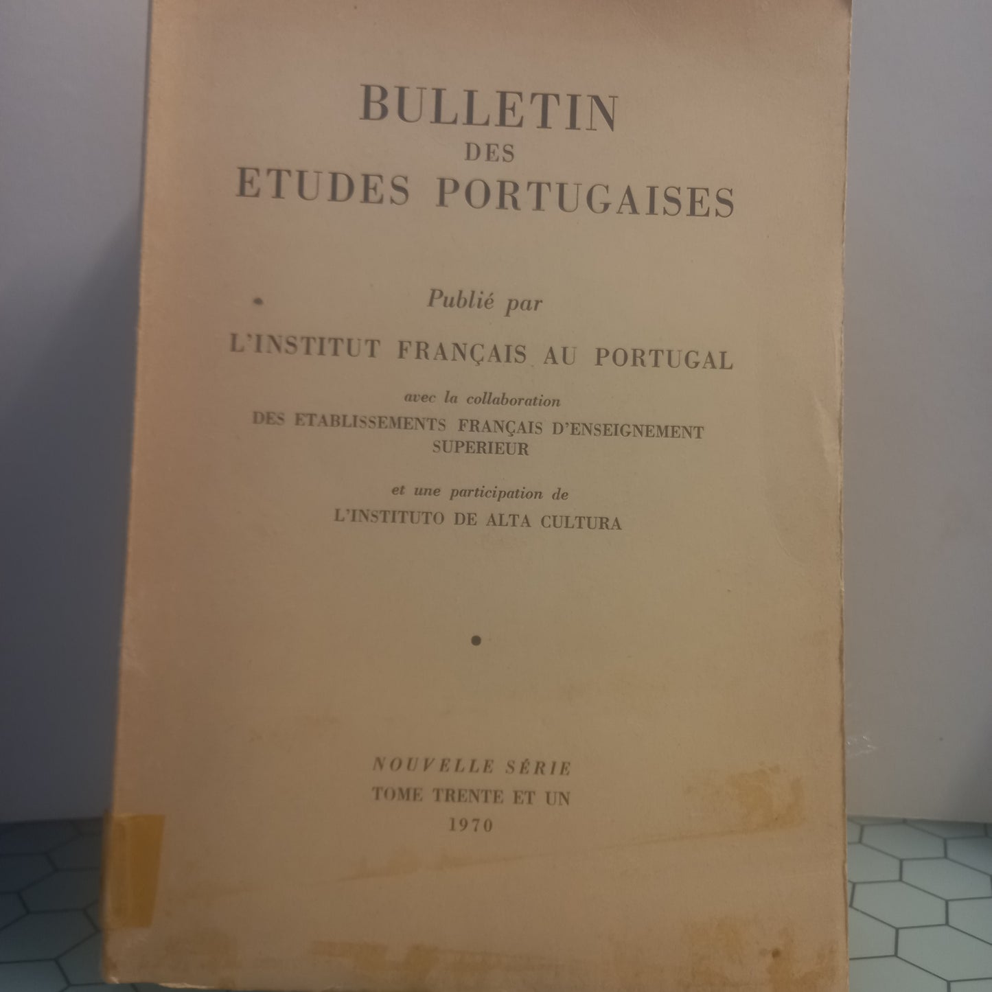 Bulletin des Etudes Portugaises (Usado)