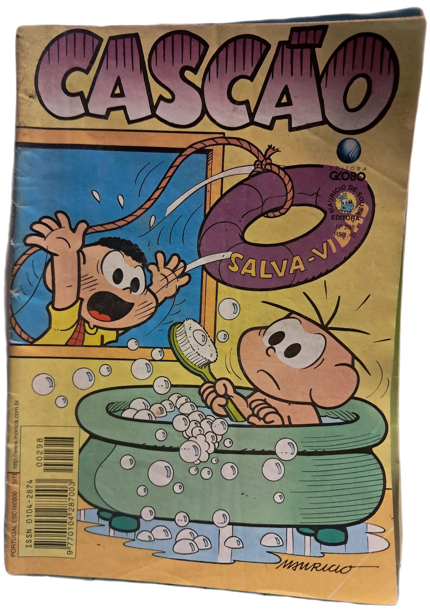Cascão 298 - Cascão e Cebolinha em Pintu … Sujou! (Usado)