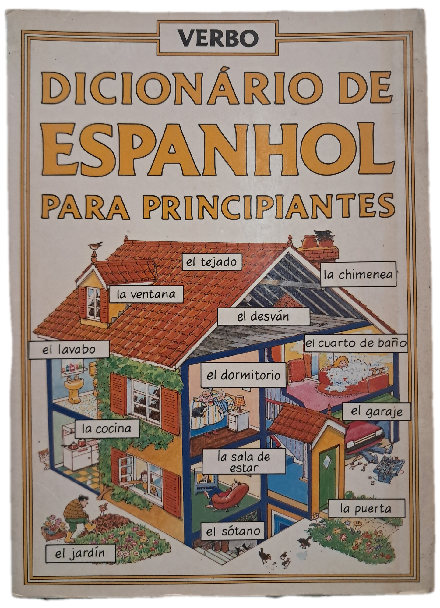 Dicionário de Espanhol para Principiantes (Bom Estado)