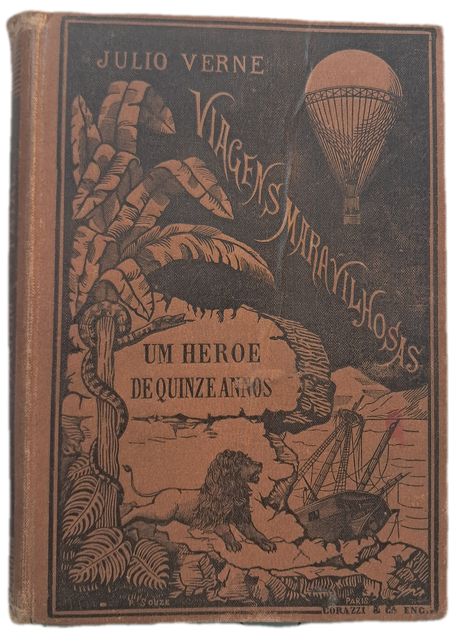 Um Heroe de Quinze Annos Primeira Parte A Viagem Fatal (Envelhecido)