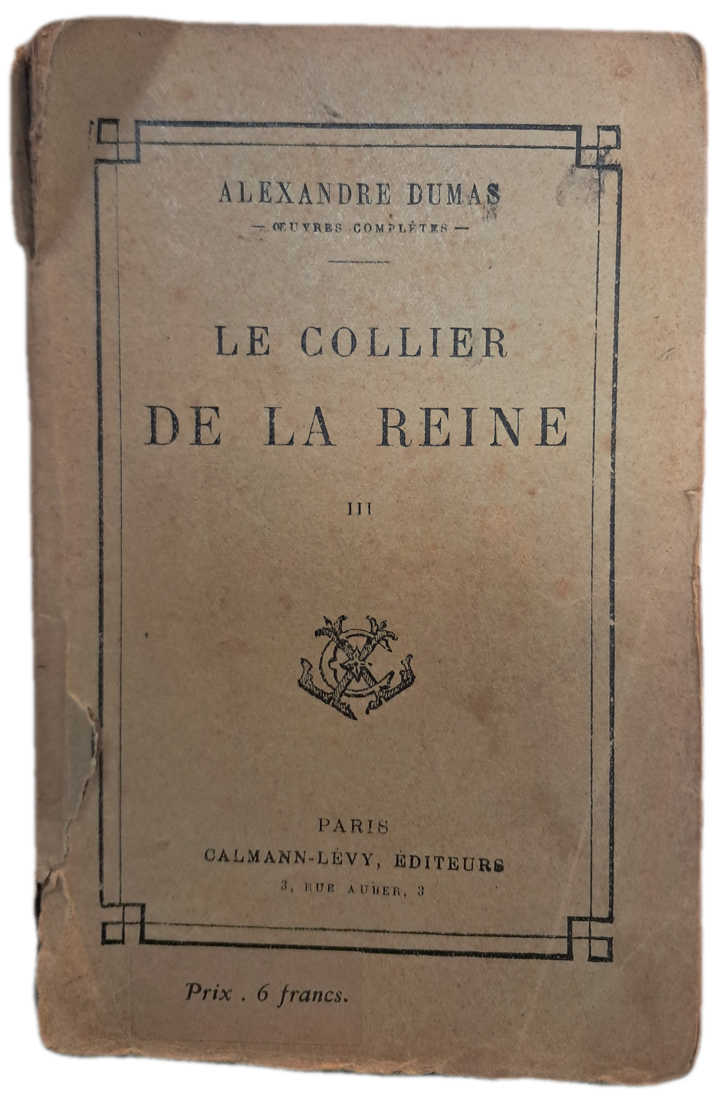 Le Collier de La Reine III (Envelhecido)