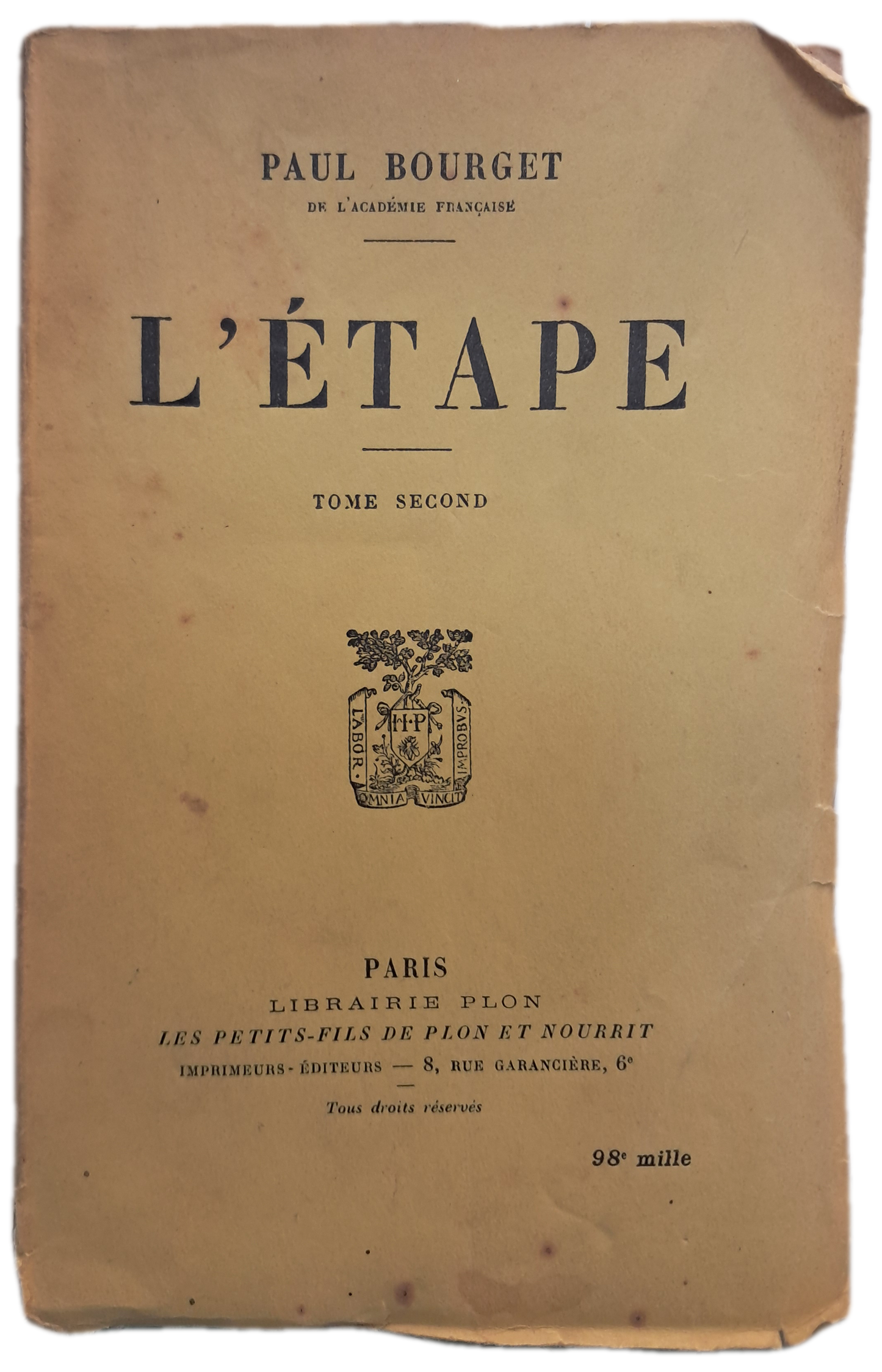 L´Etape II (Envelhecido)