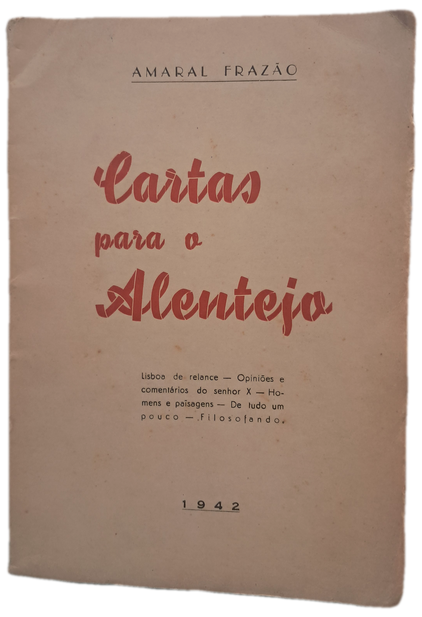 Cartas para o Alentejo (Envelhecido)