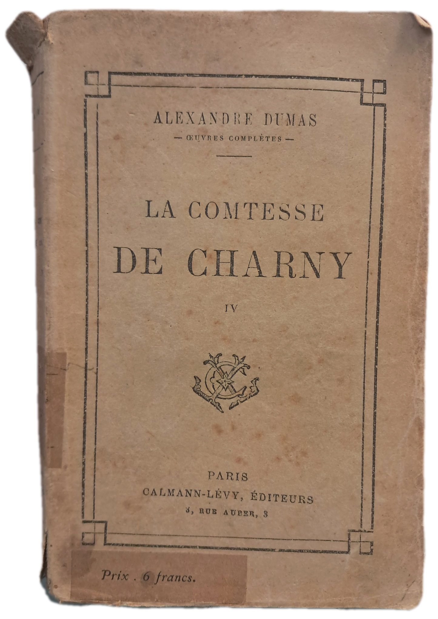 La Comtesse de Charny IV (Envelhecido)