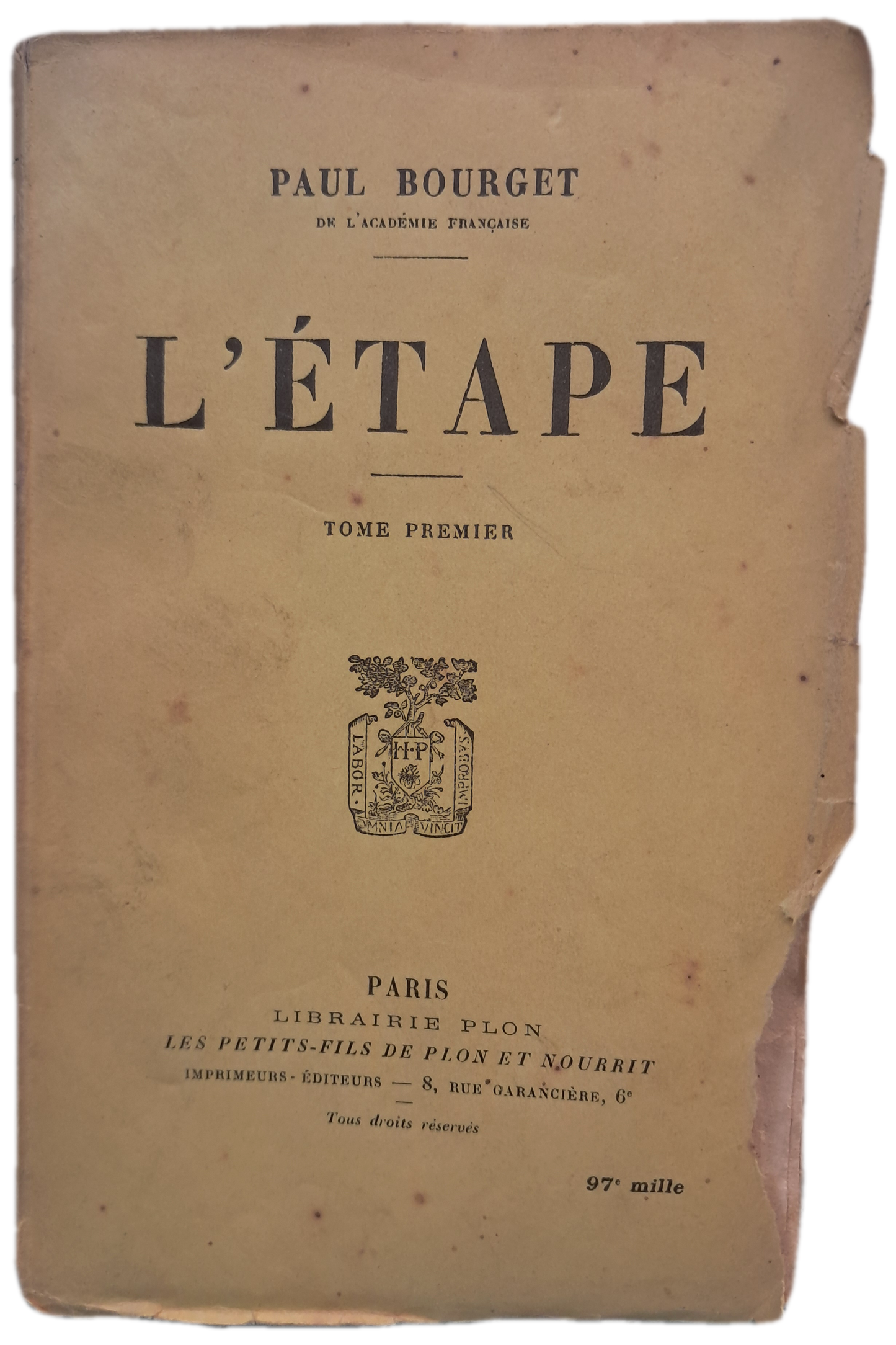 L'Étape I (Envelhecido)