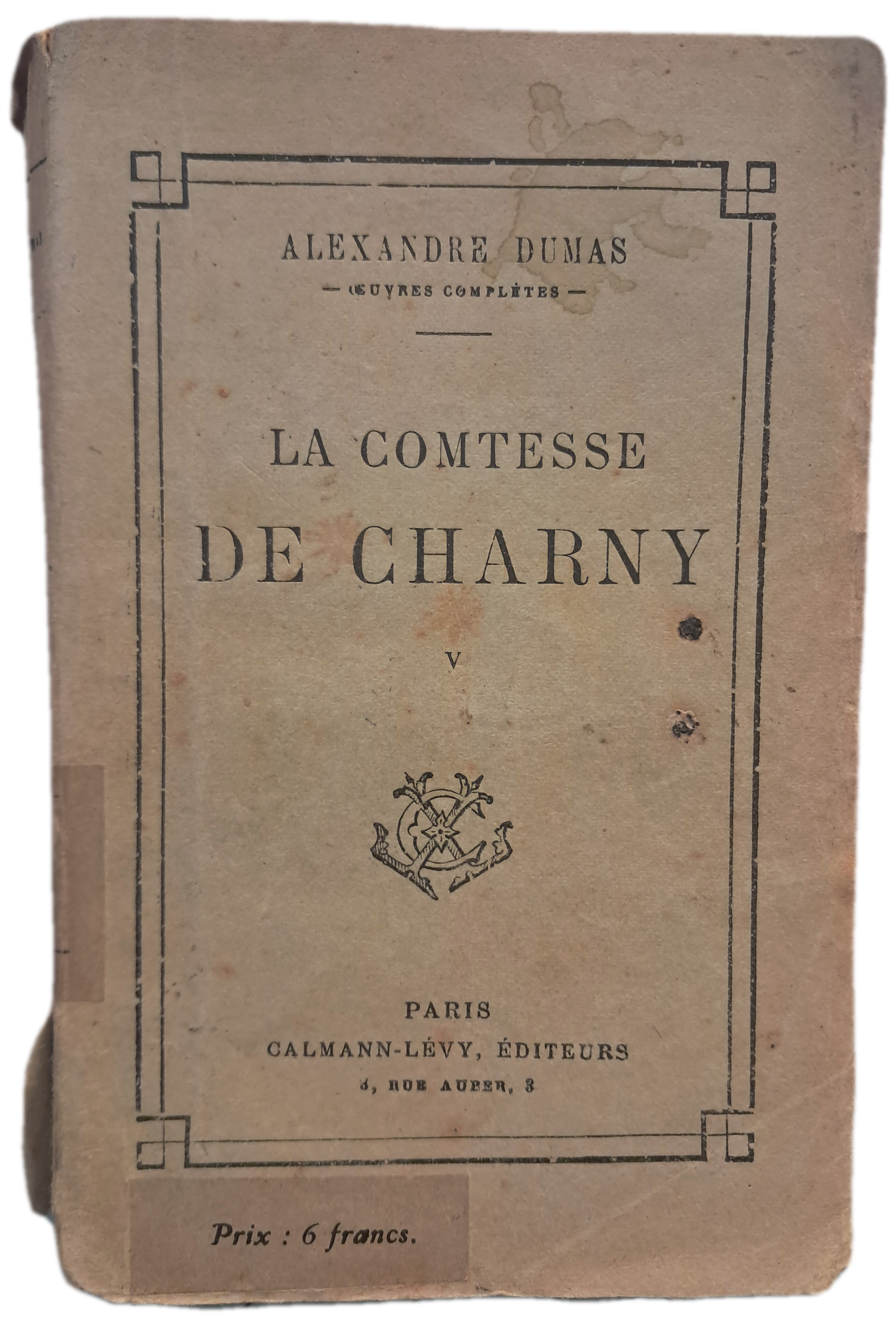 La Comtesse de Charny V (Envelhecido)
