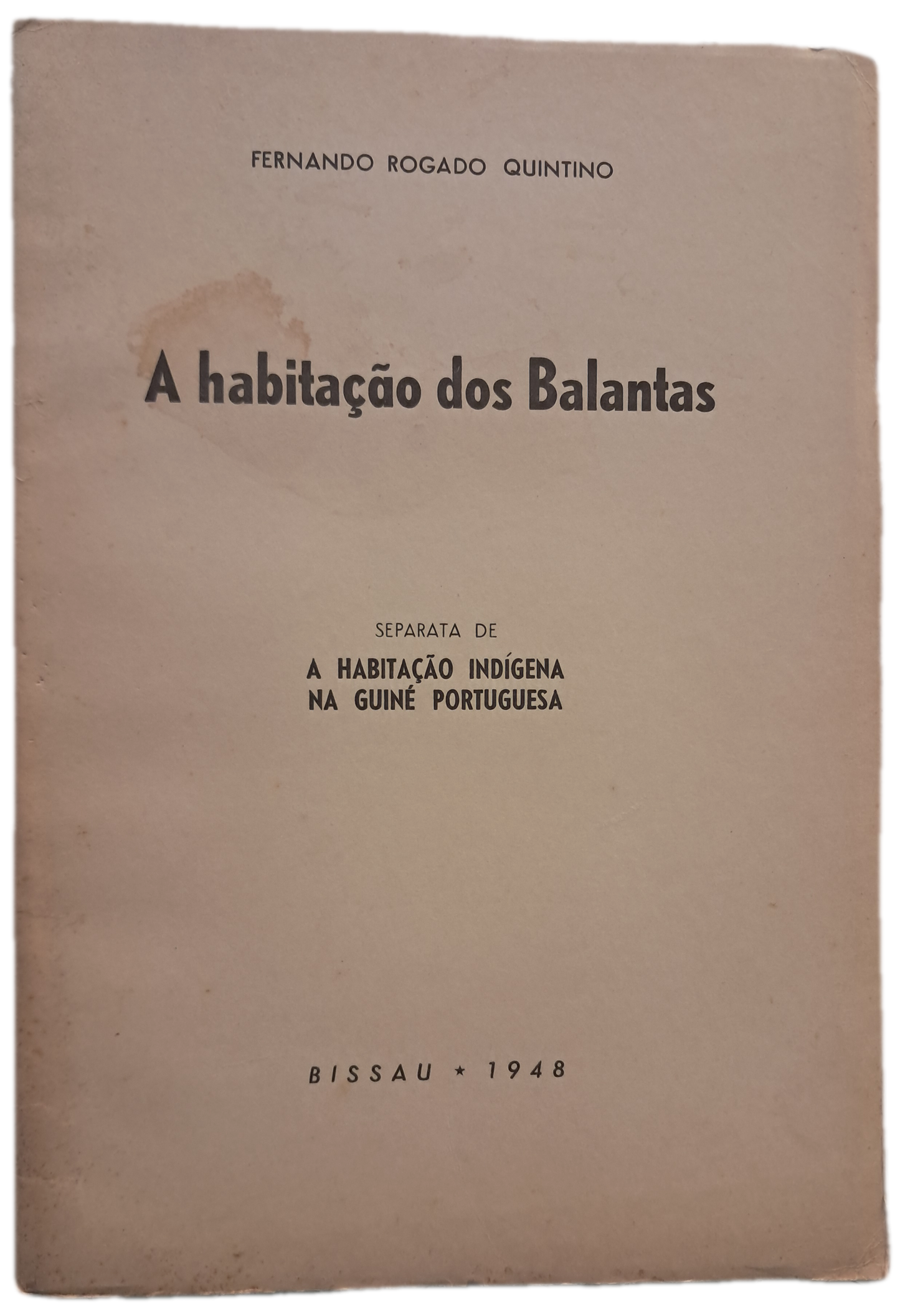 A Habitação dos Balantas (Usado)