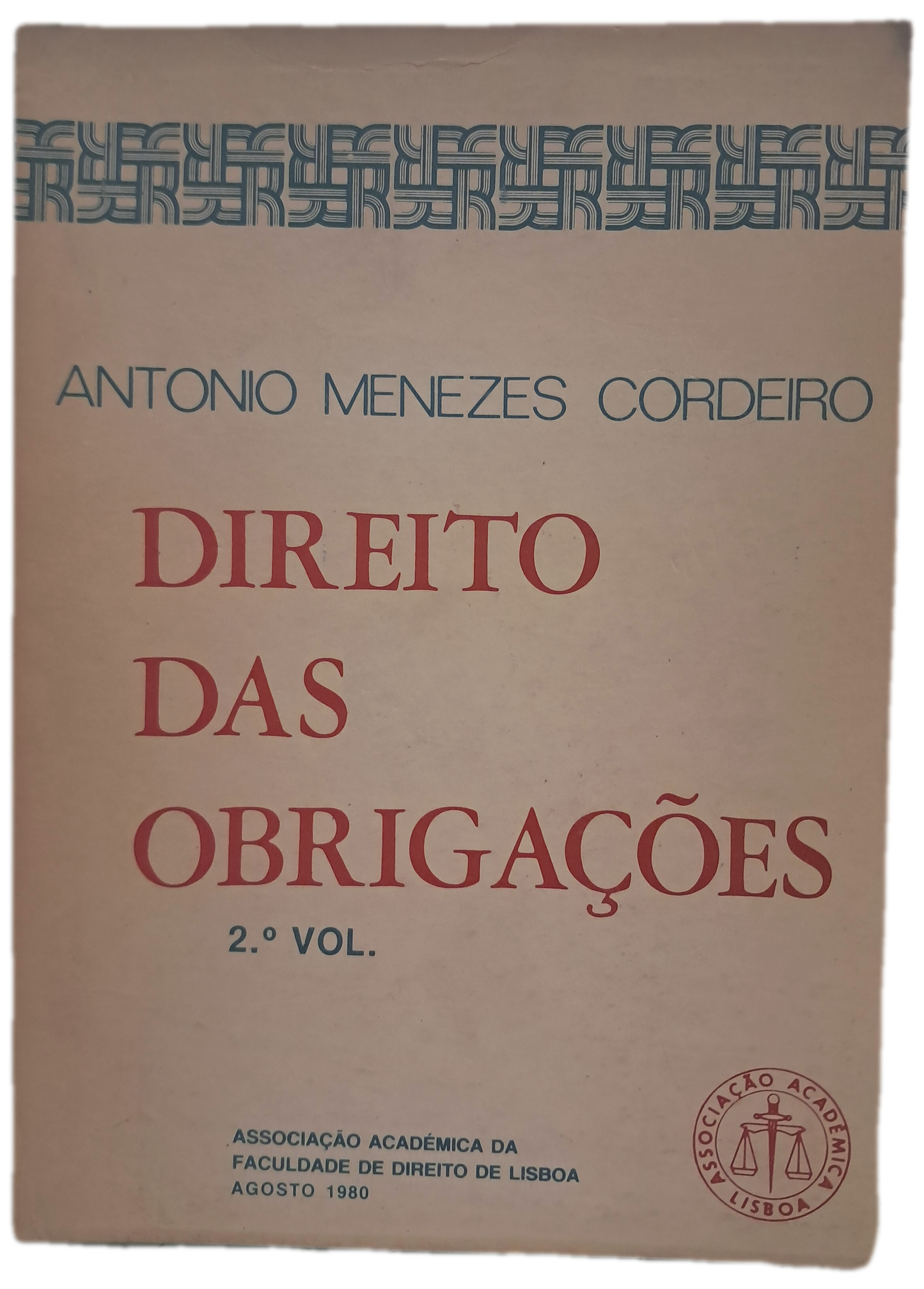 Direito das Obrigaões II (Bom Estado)