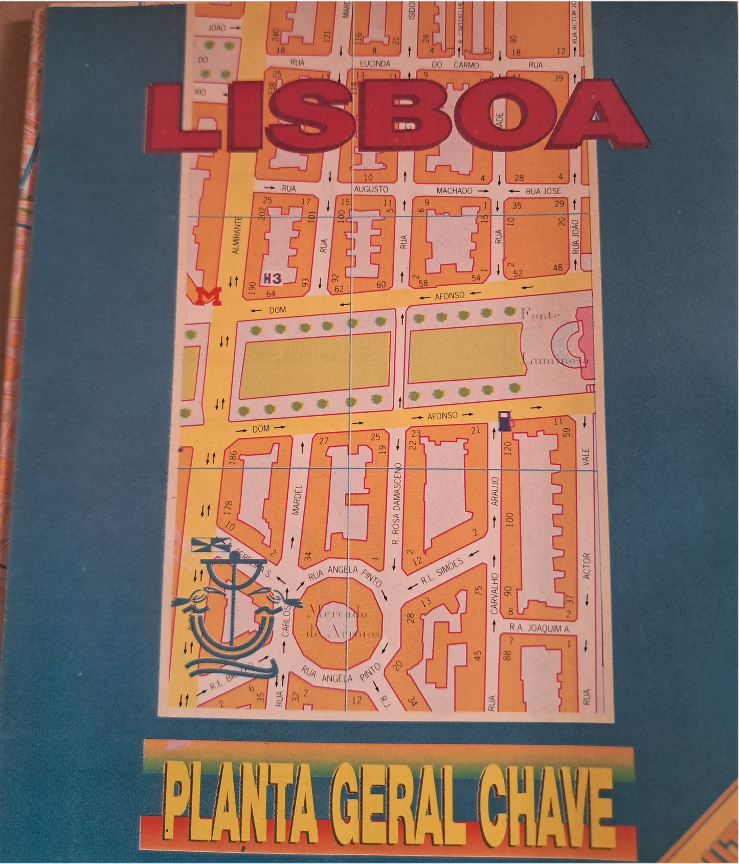 Lisboa Planta Geral Chave (Bom Estado)