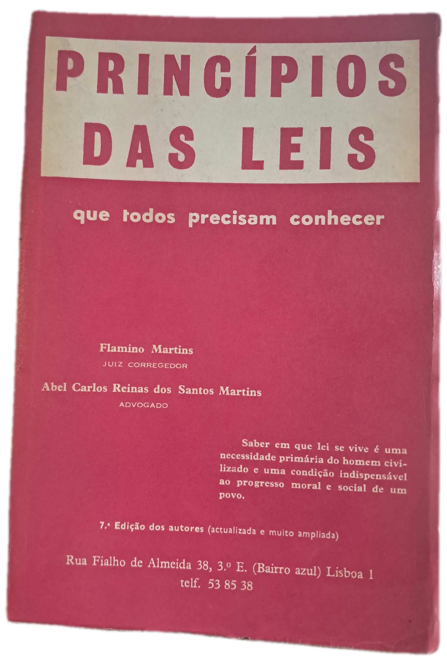 Princípios das Leis que todos precisam conhecer (Usado)