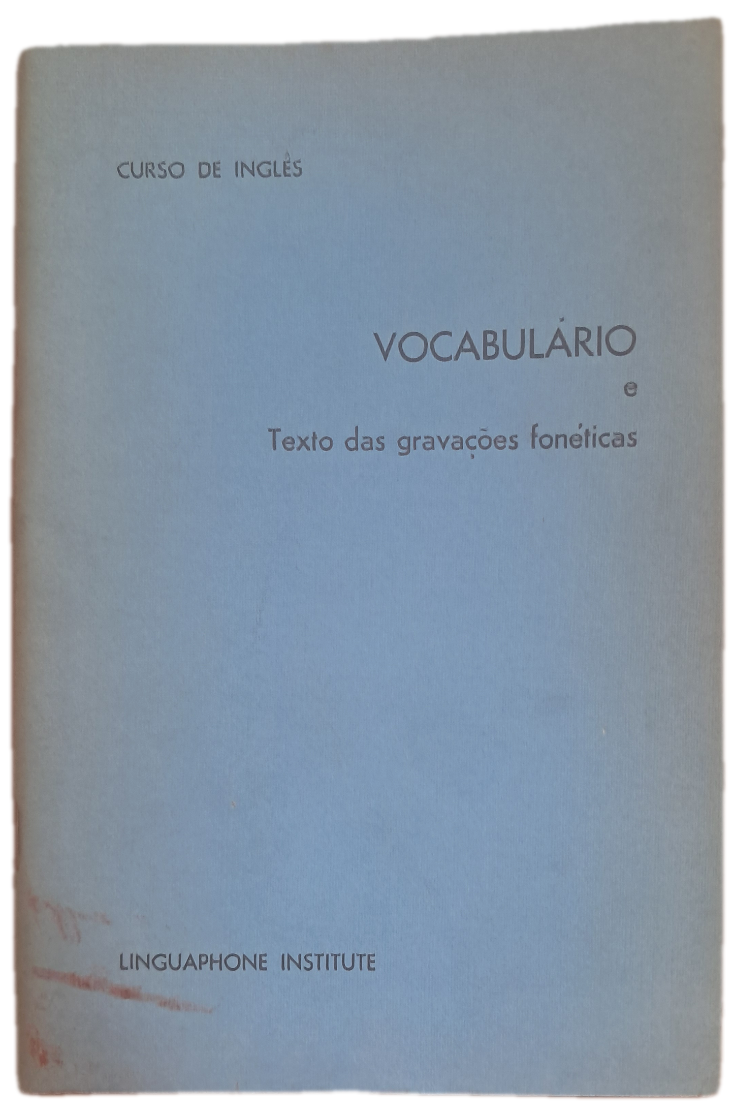 Vocabulário e Texto das Gravações Fonéticas (Usado)