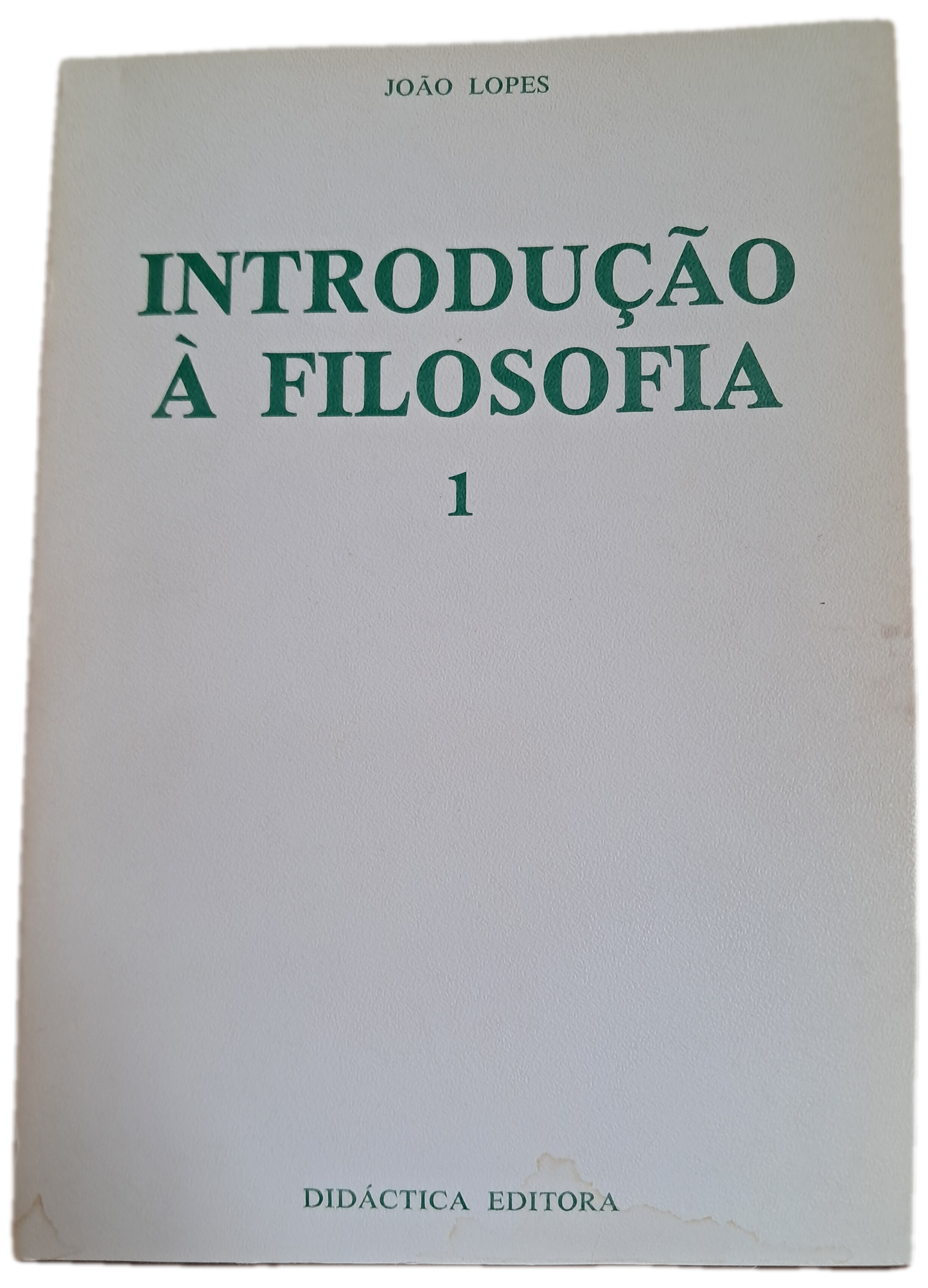 Introdução à Filosofia 1 (Usado)