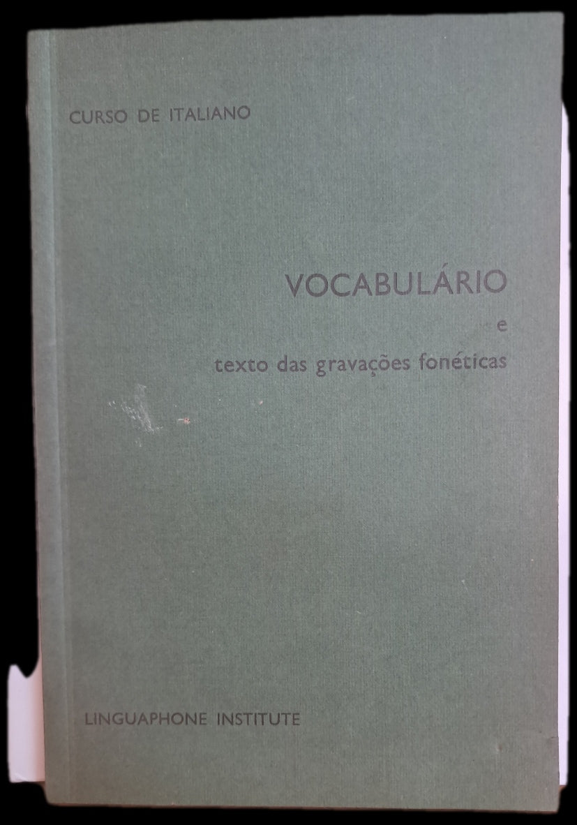 Vocabulário e Texto das Gravações Fonéticas (Usado)