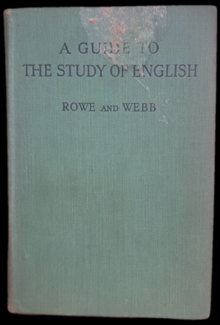 A Guide to The Study of English (Usado)