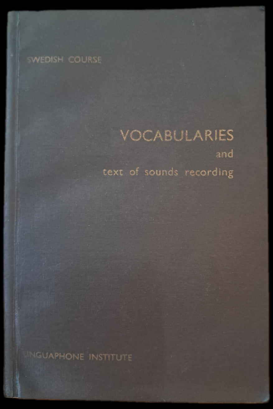 Vocabularies and text of sounds recording (Usado)