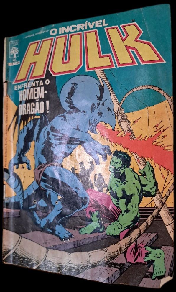 O Incrivel Hulk 45 - Enfrenta o Homem Dragão! (Usado)