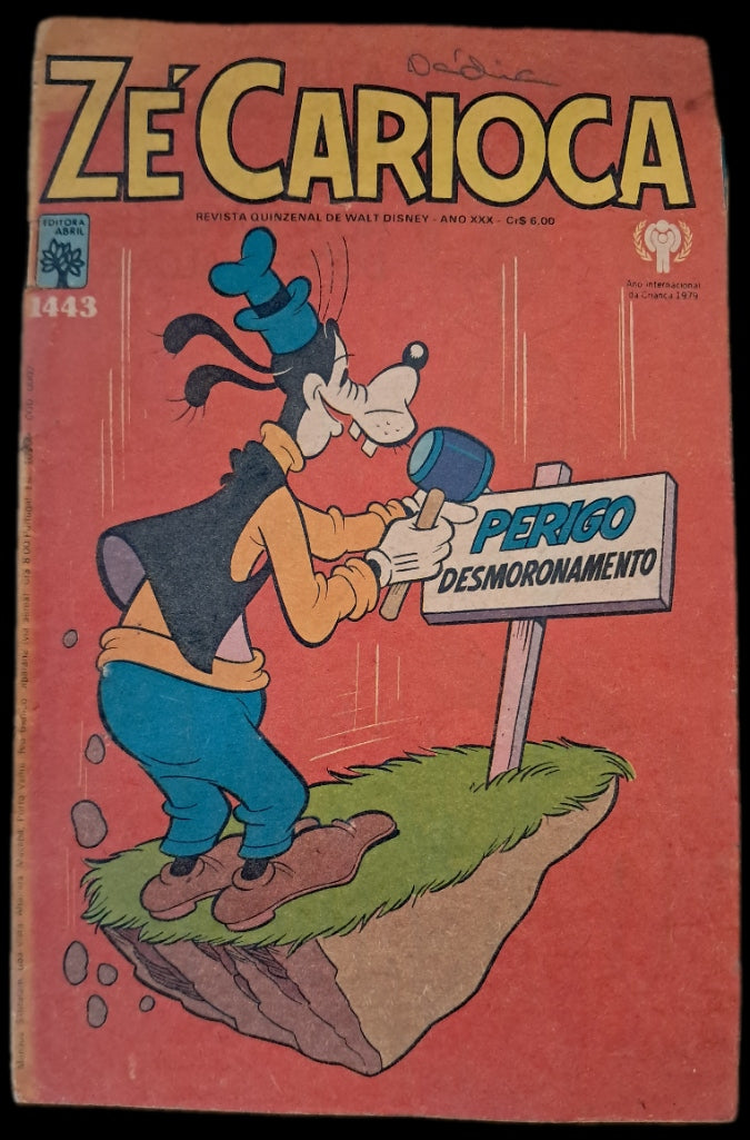 Zé Carioca 1443 - Perigo Desmoronamento (Usado)