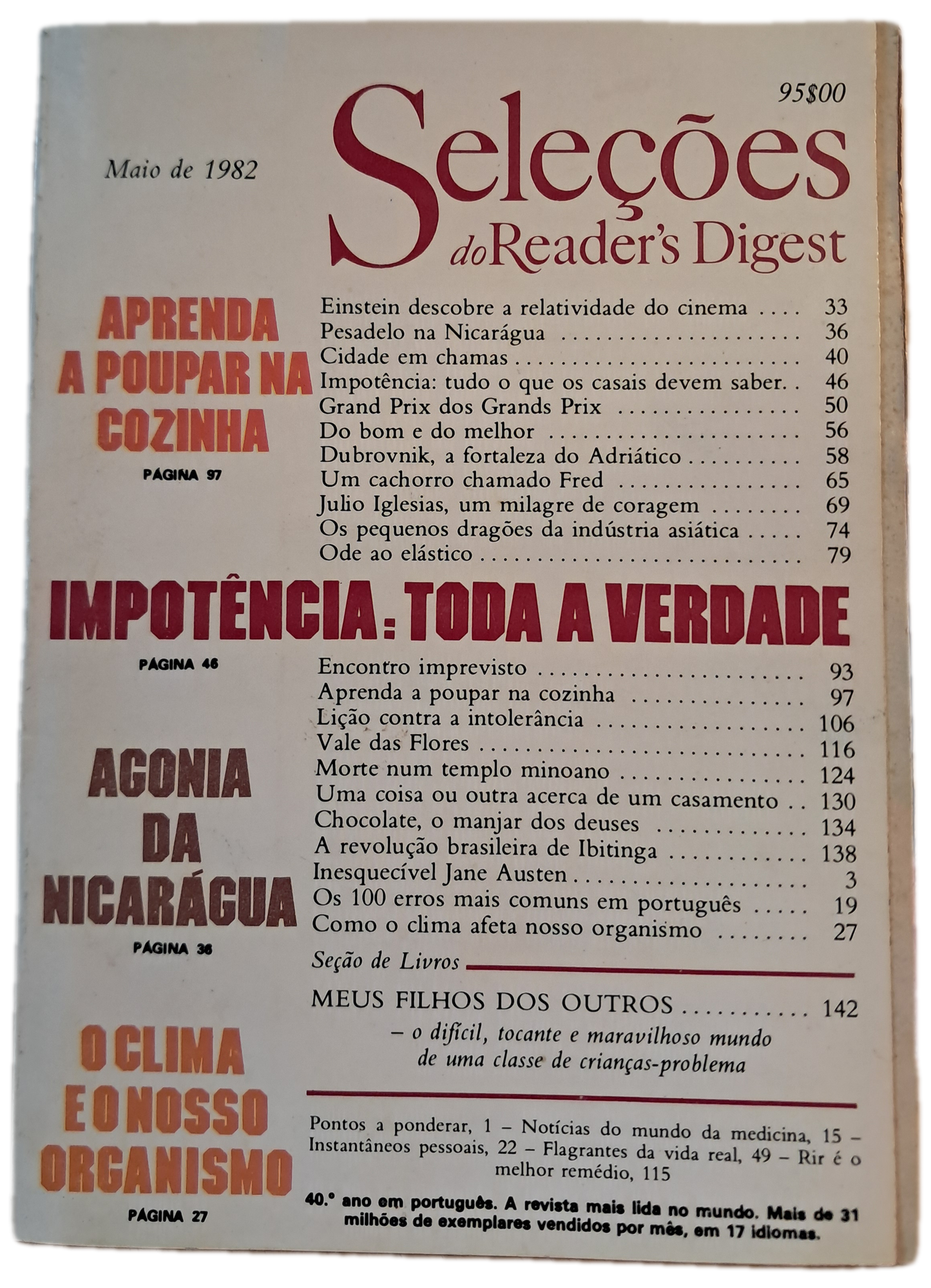 Maio de 1982 Revista do Reader's Digest