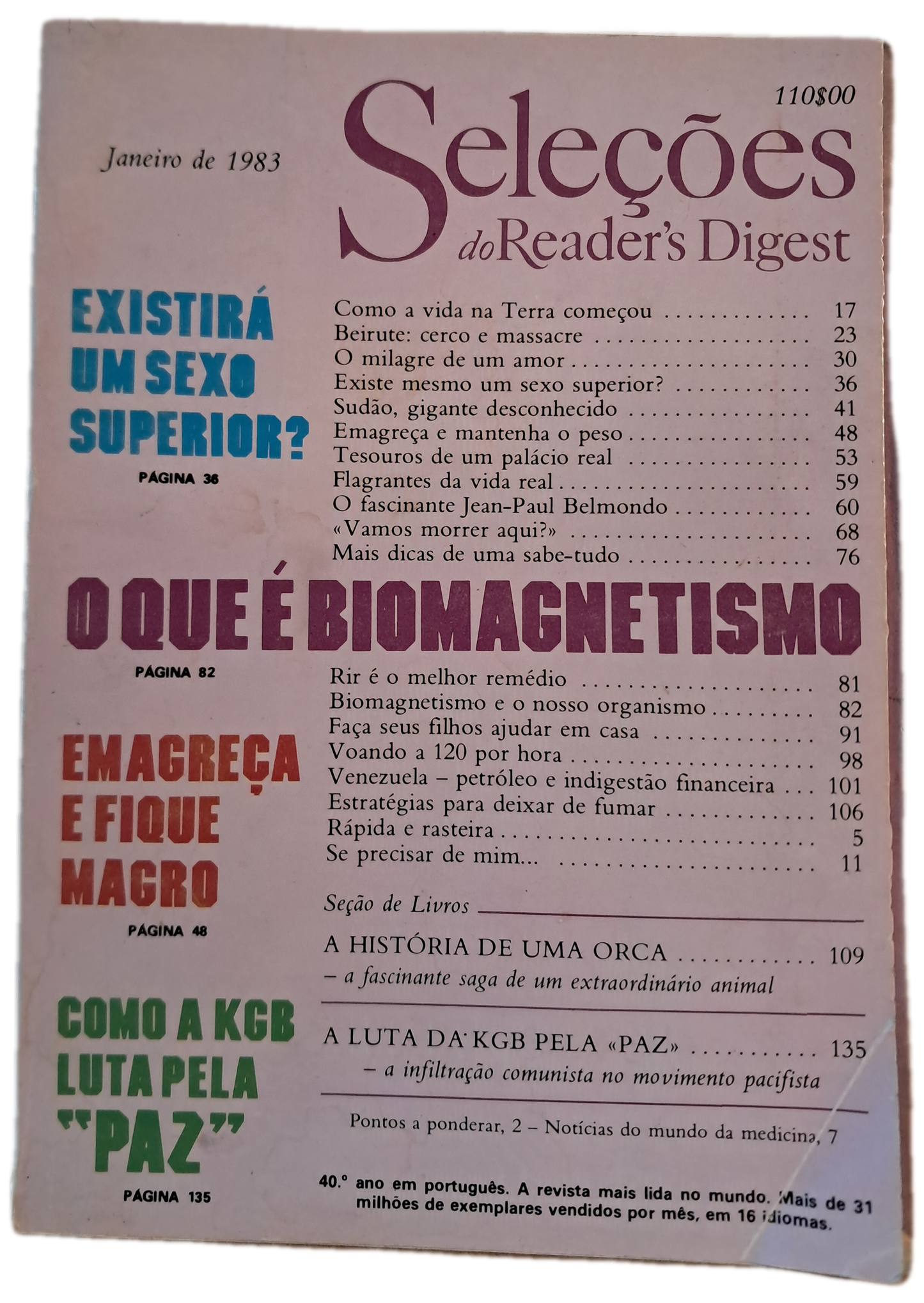 Janeiro de 1983 Revista do Reader's Digest
