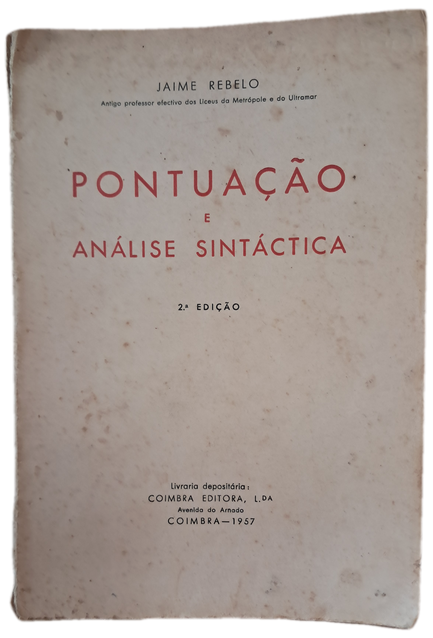 Pontuação e Análise Sintáctica (Usado)