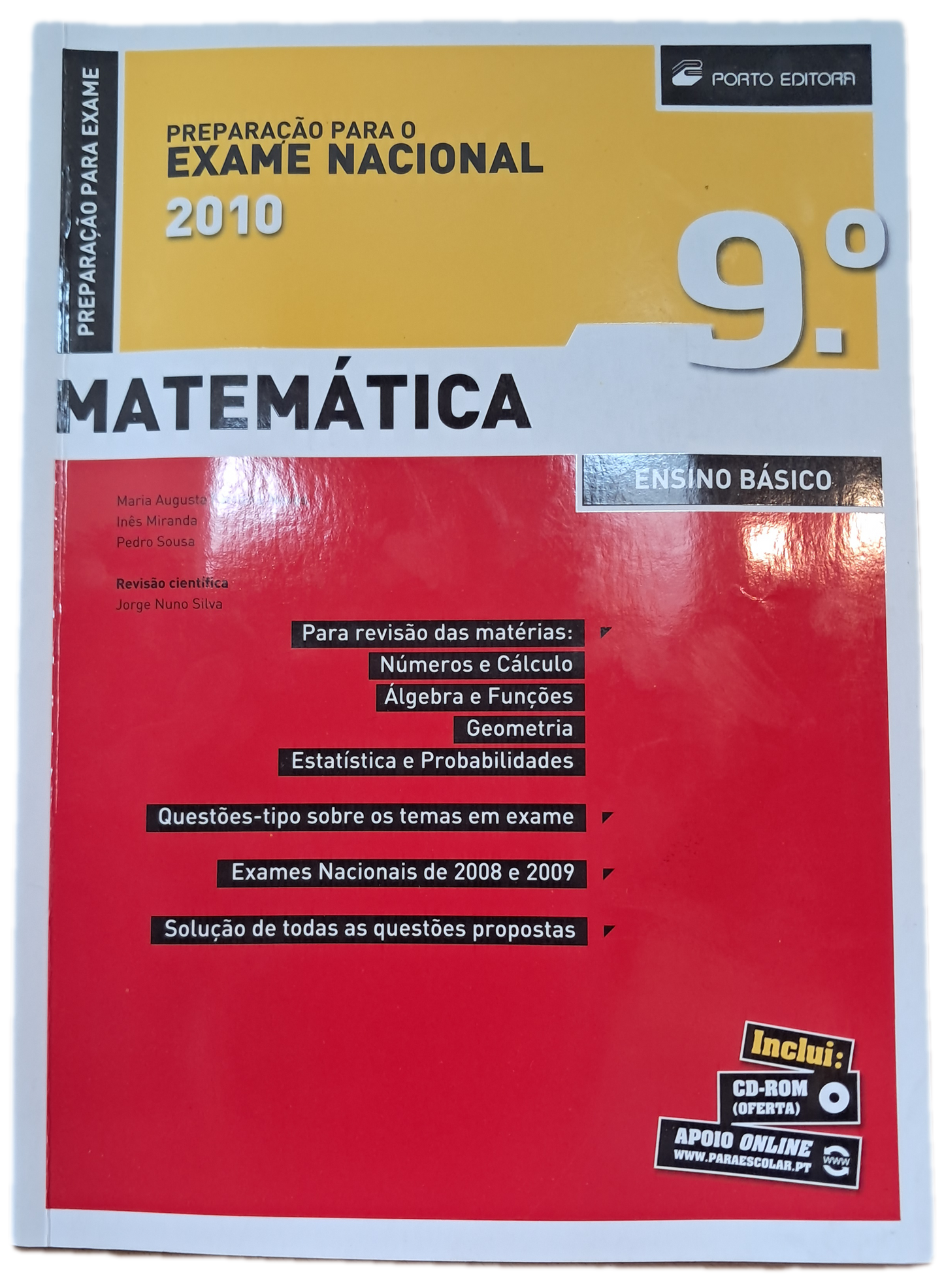 Preparação para o Exame Nacional Matemática 9º Ano 2010 (Usado)