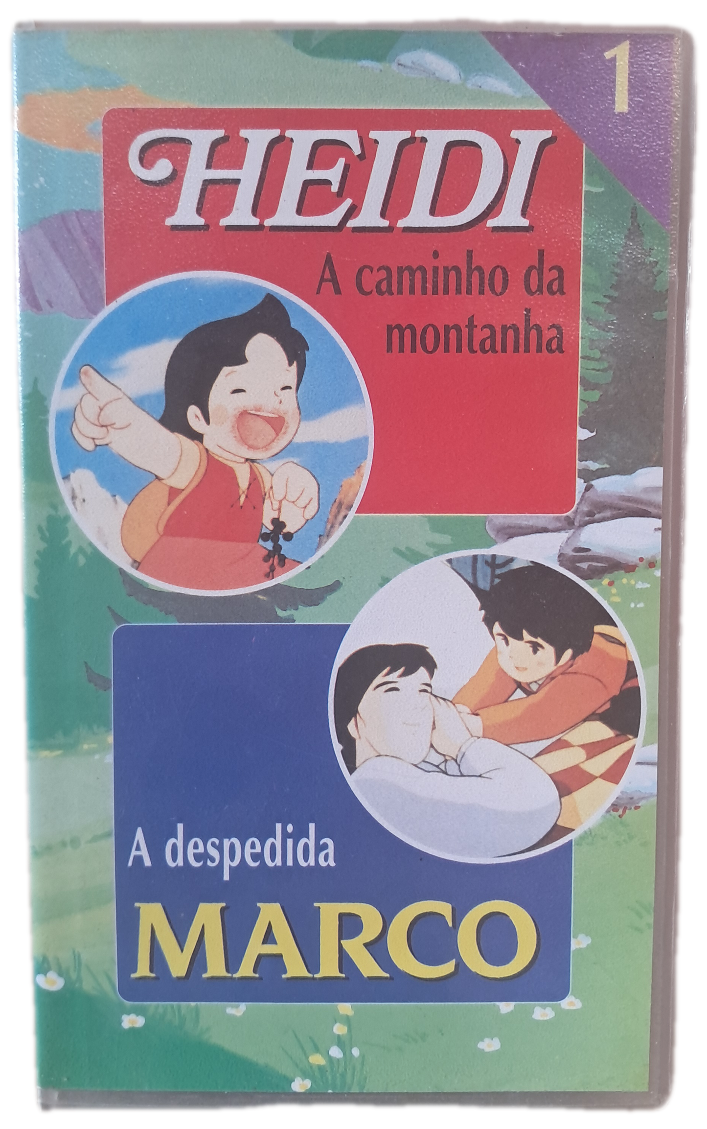VHS Heidi a Caminho da Montanha e a Despedida de Marco