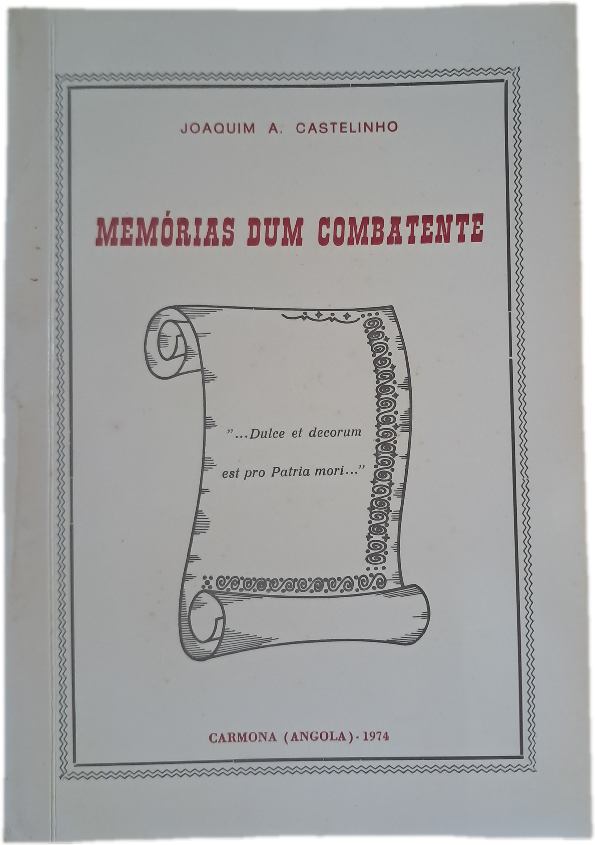 Memórias dum Combatente (Usado)