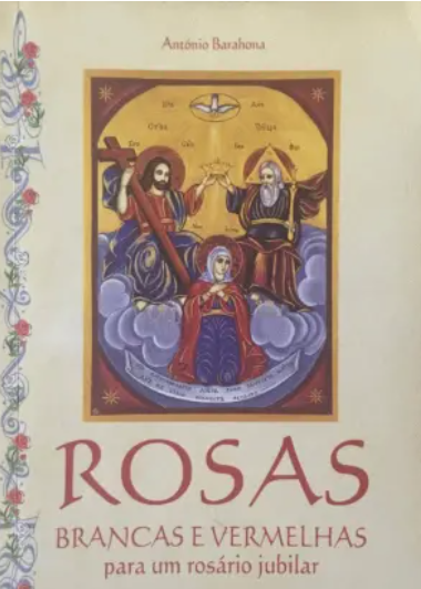 Rosas brancas e vermelhas Para um rosário jubilal (Muito Bom Estado)