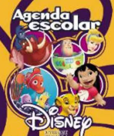 Agenda Escolar Disney (Muito Bom Estado)