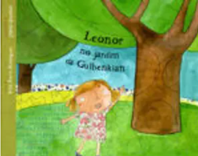 Leonor no Jardim da Gulbenkian (Lombada Parcialmente danificada)