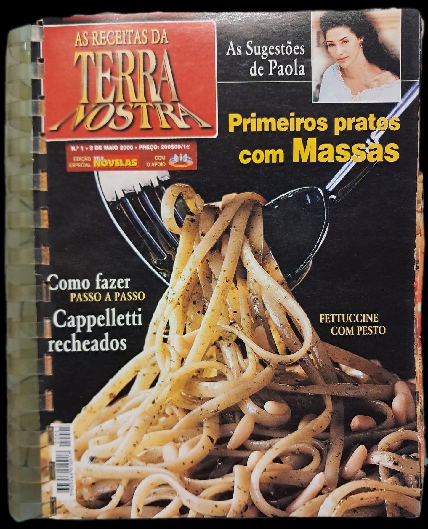 Pack com 18 Revistas - As Receitas da Terra Nostra (Bom Estado)