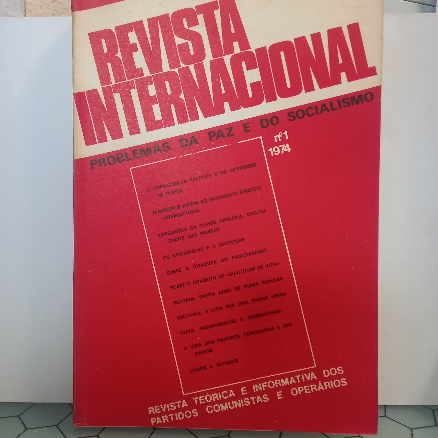 Revista Internacional Problemas da Paz e do Socialismo nº-. 1 - 1974