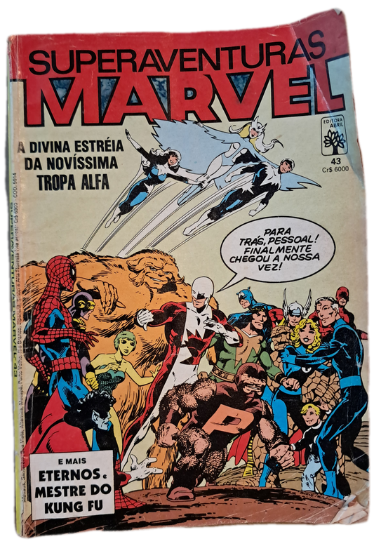 Superaventuras Marvel 43 - A Divina Estréia da Novissima Tropa Alfa (Usado)
