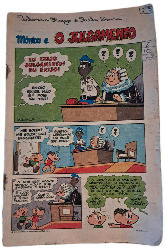Mônica e o Julgamento (Usado)