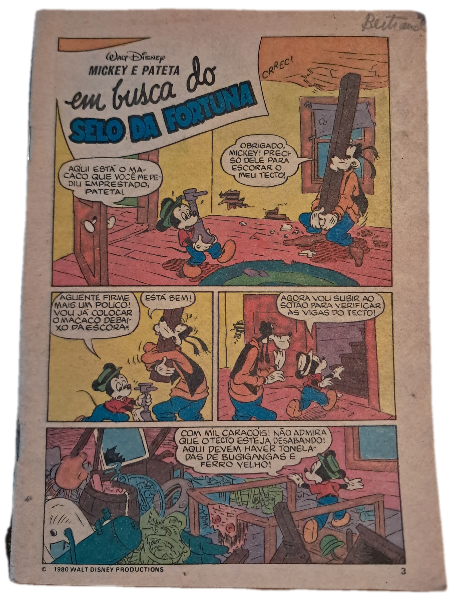 Mickey e Pateta Em Busca do Selo da Fortuna (Usado)