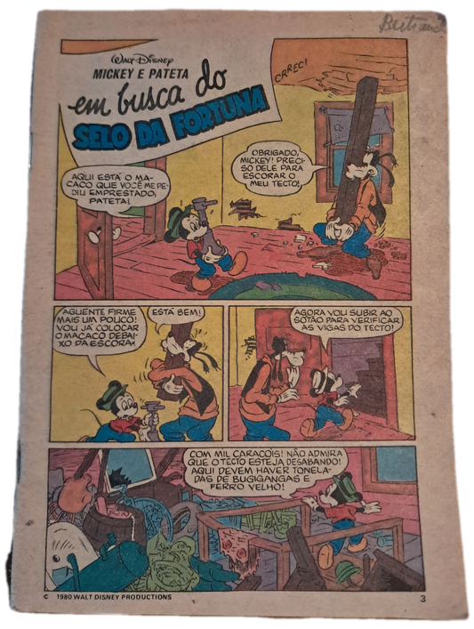 Mickey e Pateta Em Busca do Selo da Fortuna (Usado)