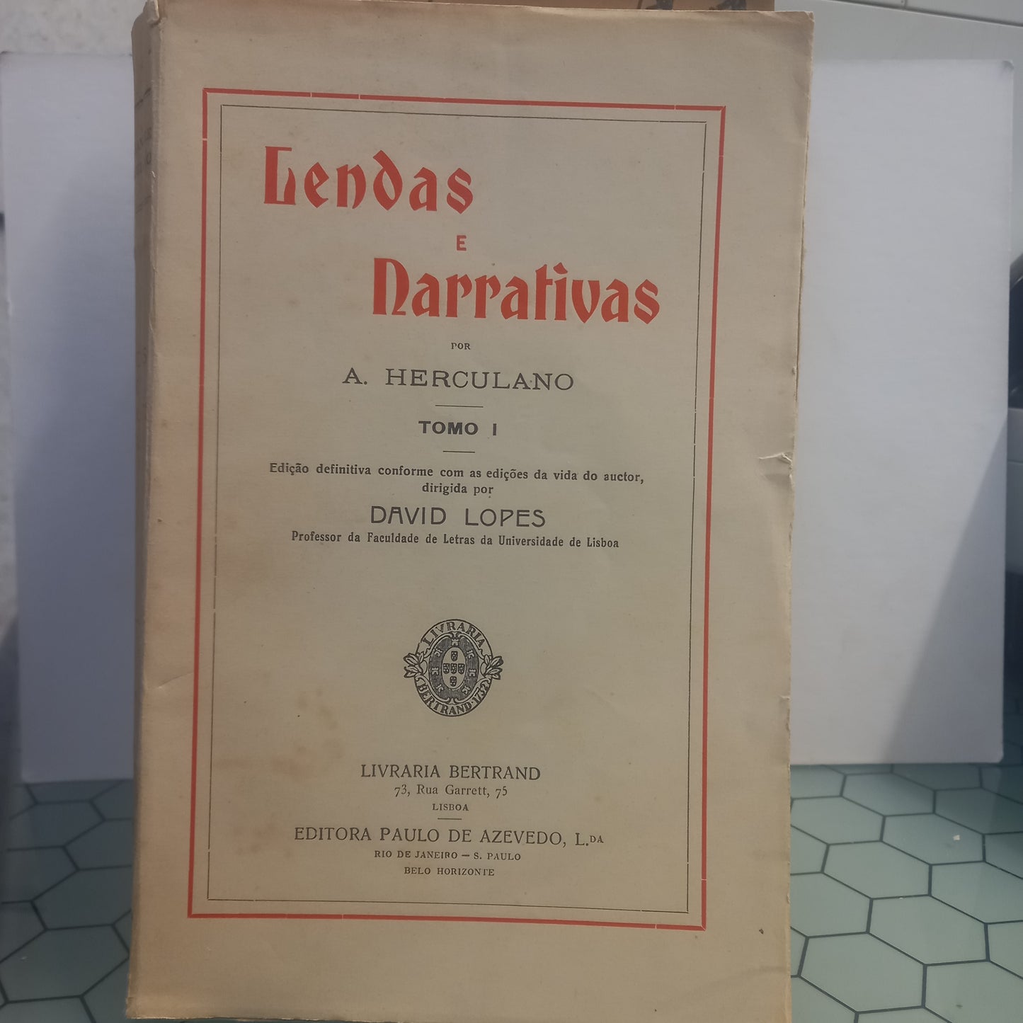 Lendas e Narrativas Tomo I (Usado)