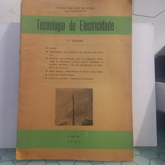 Tecnologia de Electricidade 3º Volume (Usado)