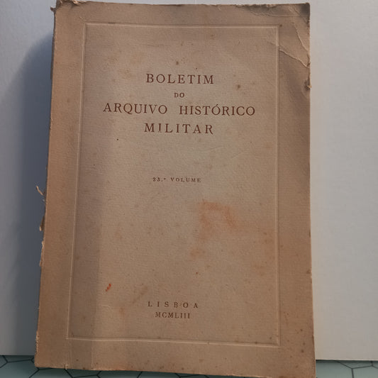 Boletim do Arquivo Histórico Militar 23 (Usado)