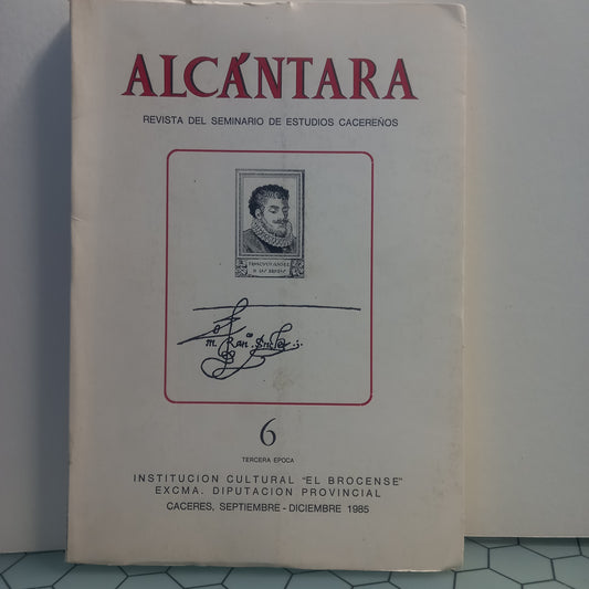 Alcantara 6 Revista del Seminario de Estudios Cacerenos (Bom Estado)