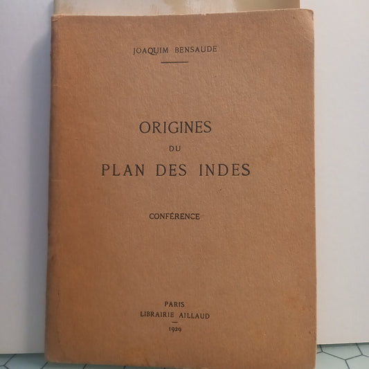 Origines du Plan des Indes (Usado)