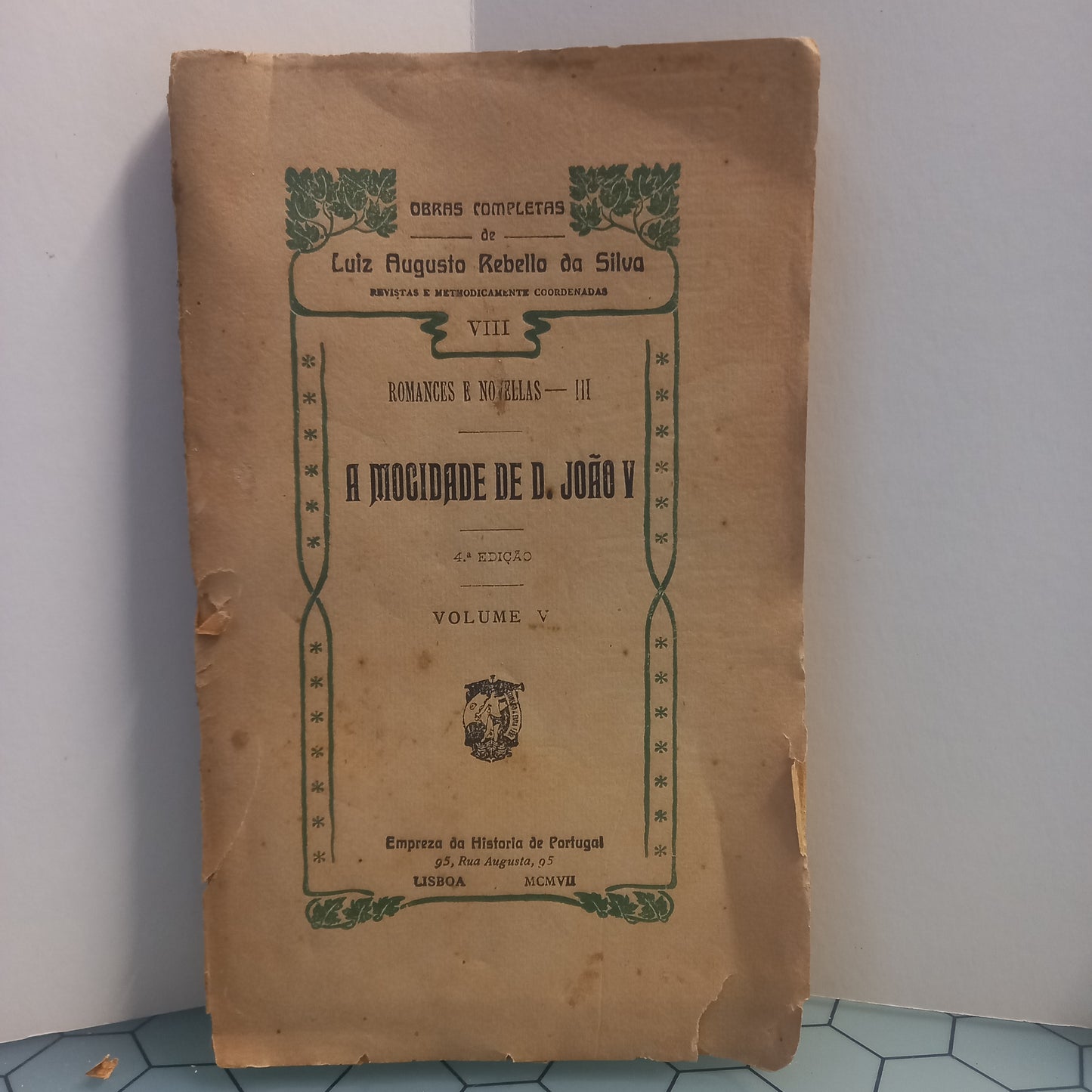 A Mocidade de D. João V Volume V (Envelhecido)