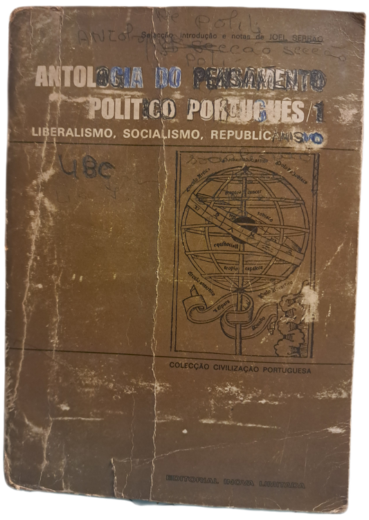 Antologia do Pensamento Político Português 1 (Envelhecido)