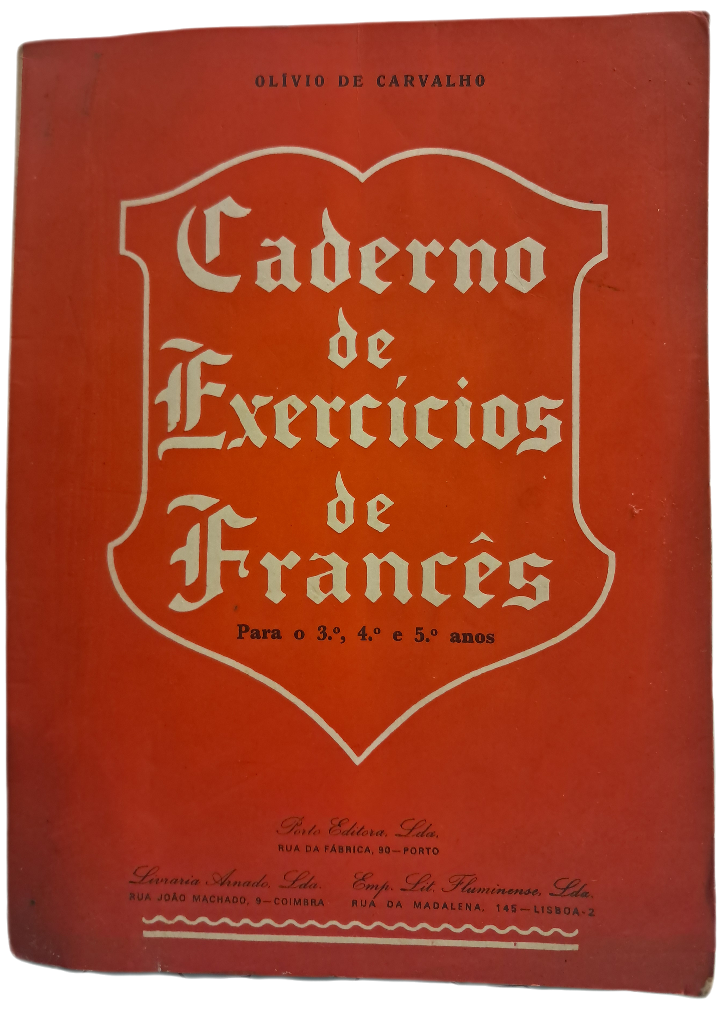 Caderno de Exercícios de Francês para o 3º , 4º e 5º Anos (Usado)