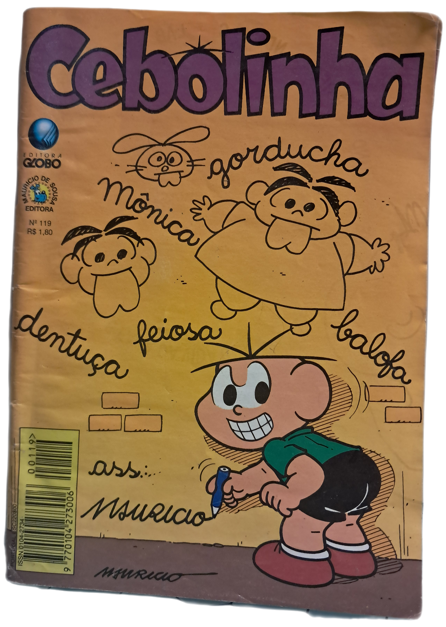 Cebolinha 119 - Ela é Pequena! (Usado)