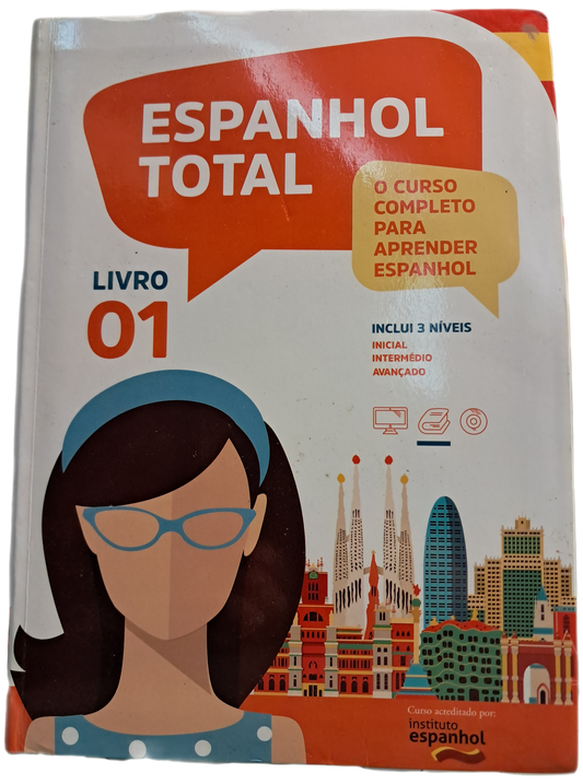 Espanhol Total - Inclui 1 CD + 1DVD (Como Novo)