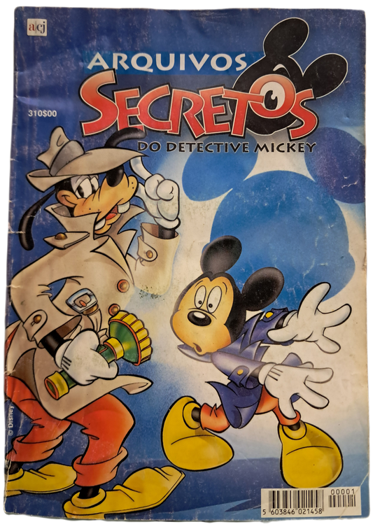 Arquivos Secretos do Detective Mickey - Mickey Os Bandidos Divertidos (Usado)