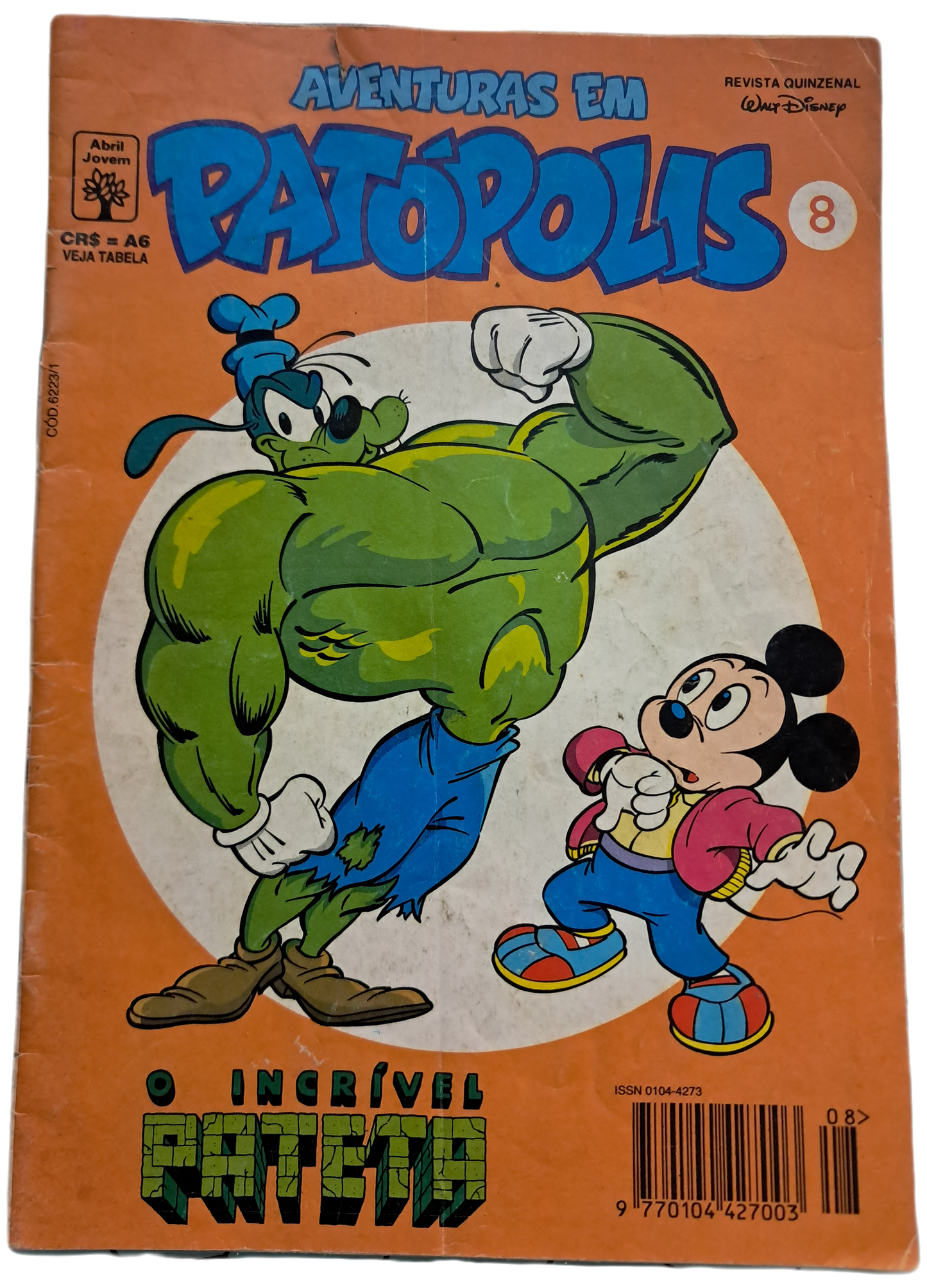 Aventuras em Patópolis 8 - O Incrível Pateta (Usado)